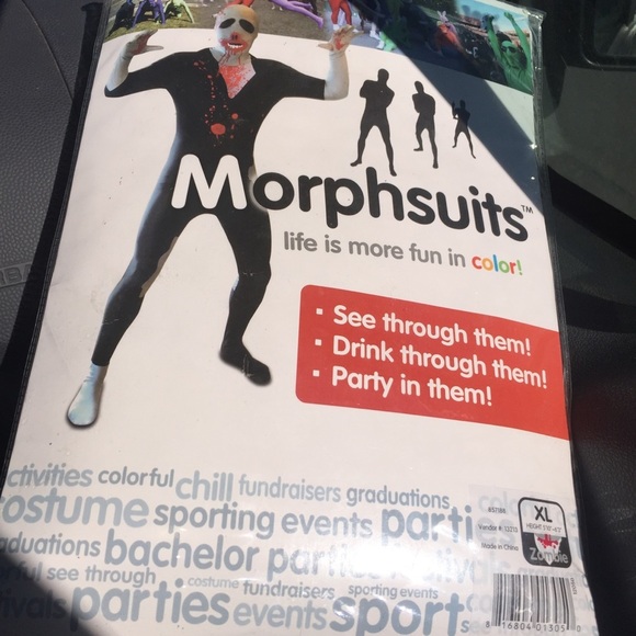 Adult morphsuits zombie Halloween costume xl - Picture 2 of 3